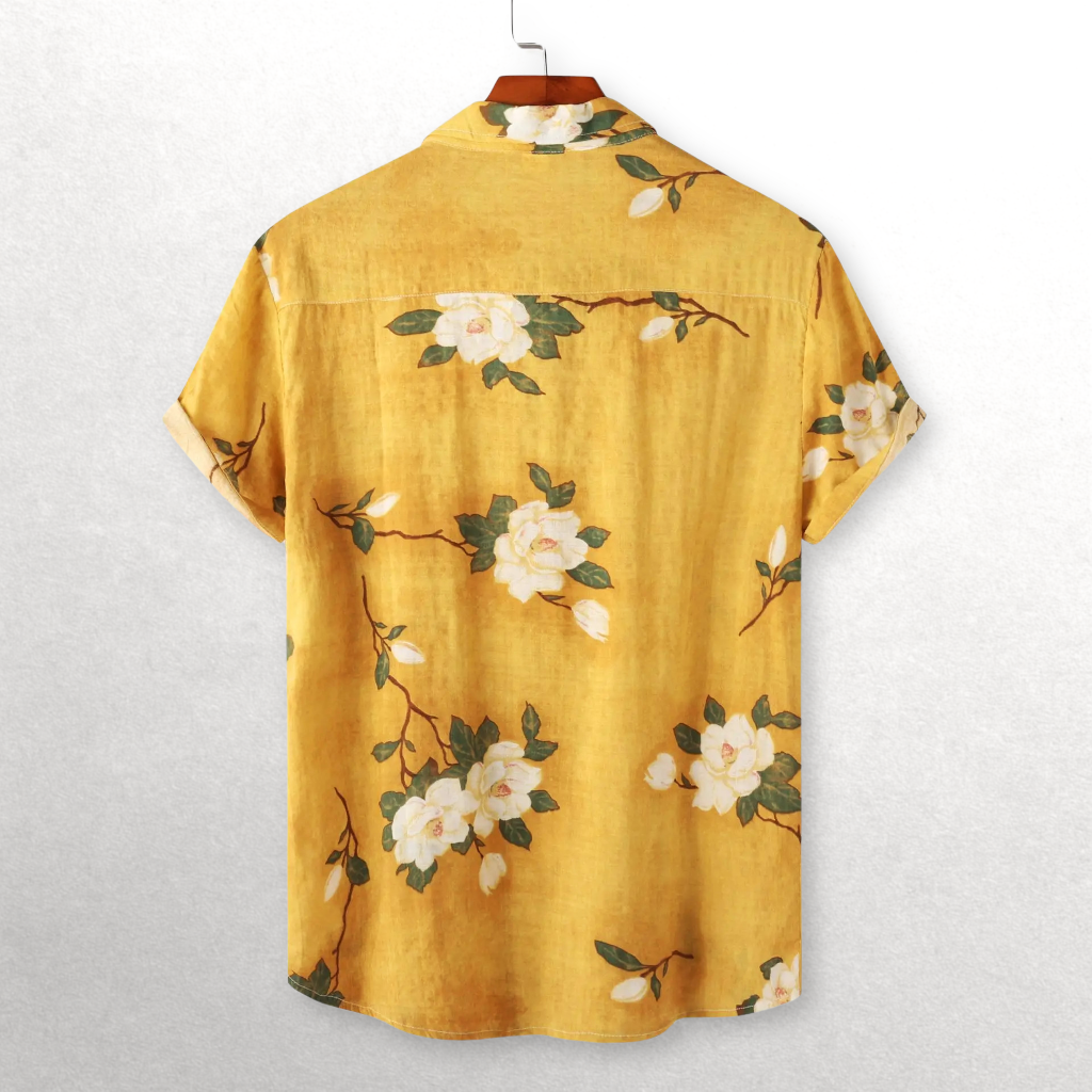 Island Time Short-Sleeve Button-Up Shirt