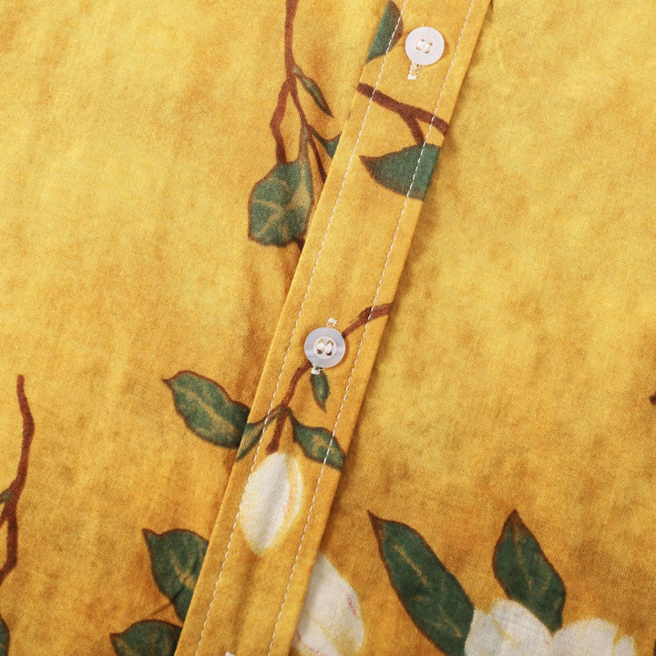 Island Time Short-Sleeve Button-Up Shirt