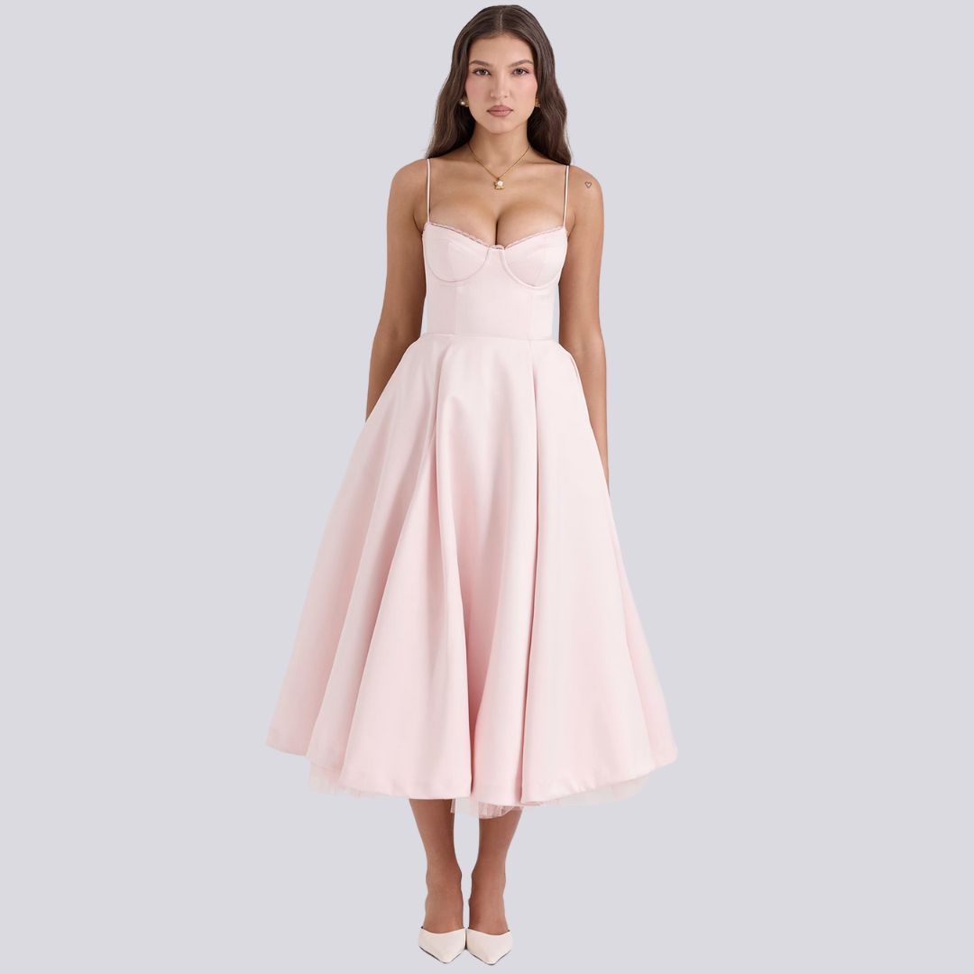 Clotilde | Elegantes Maxikleid aus Premiumstoff
