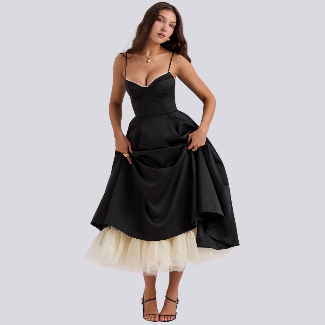 Clotilde | Elegantes Maxikleid aus Premiumstoff