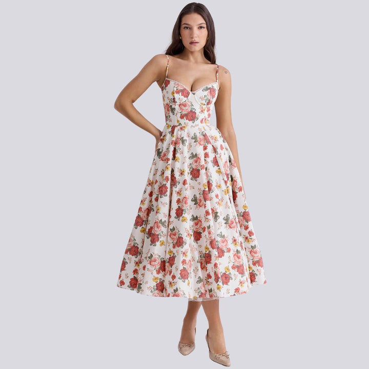 Clotilde | Elegantes Maxikleid aus Premiumstoff