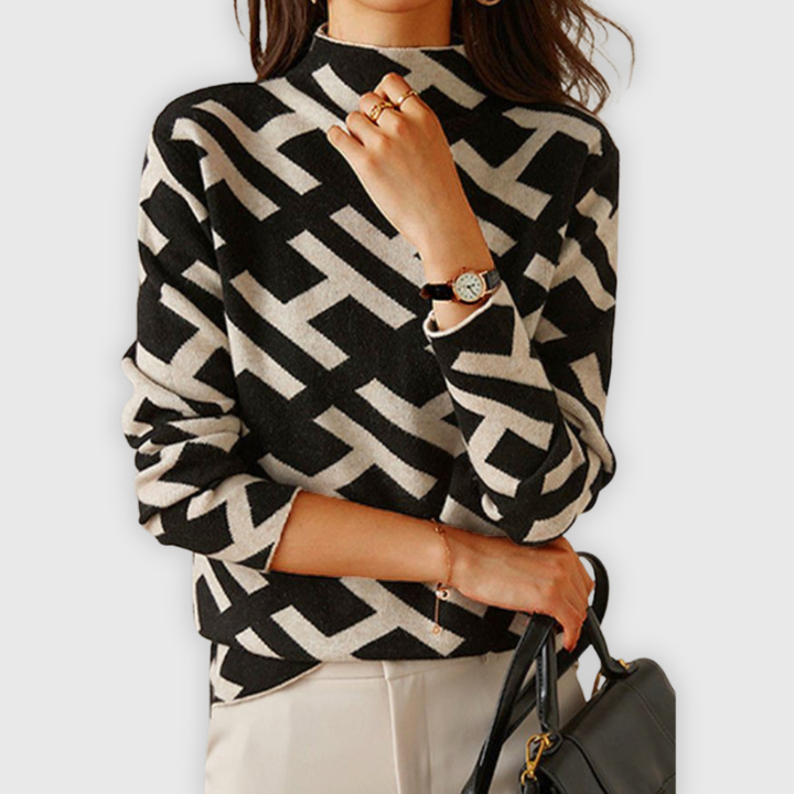 Jessy | Eleganter Rollkragenpullover