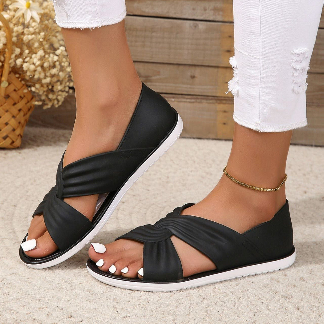 Tania | Soft-Glide Sandale Handgefertigt