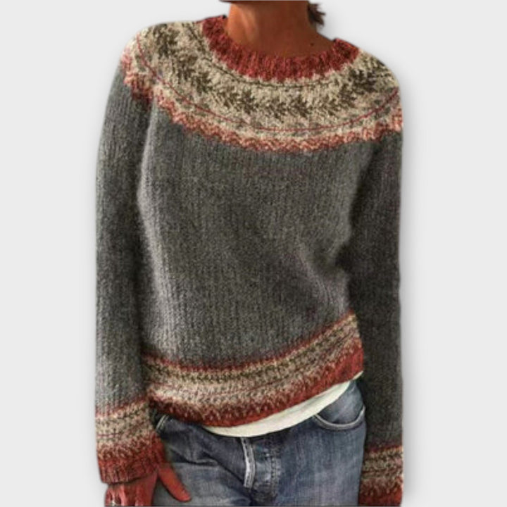 Suzu - Vintage Strickpullover für Damen