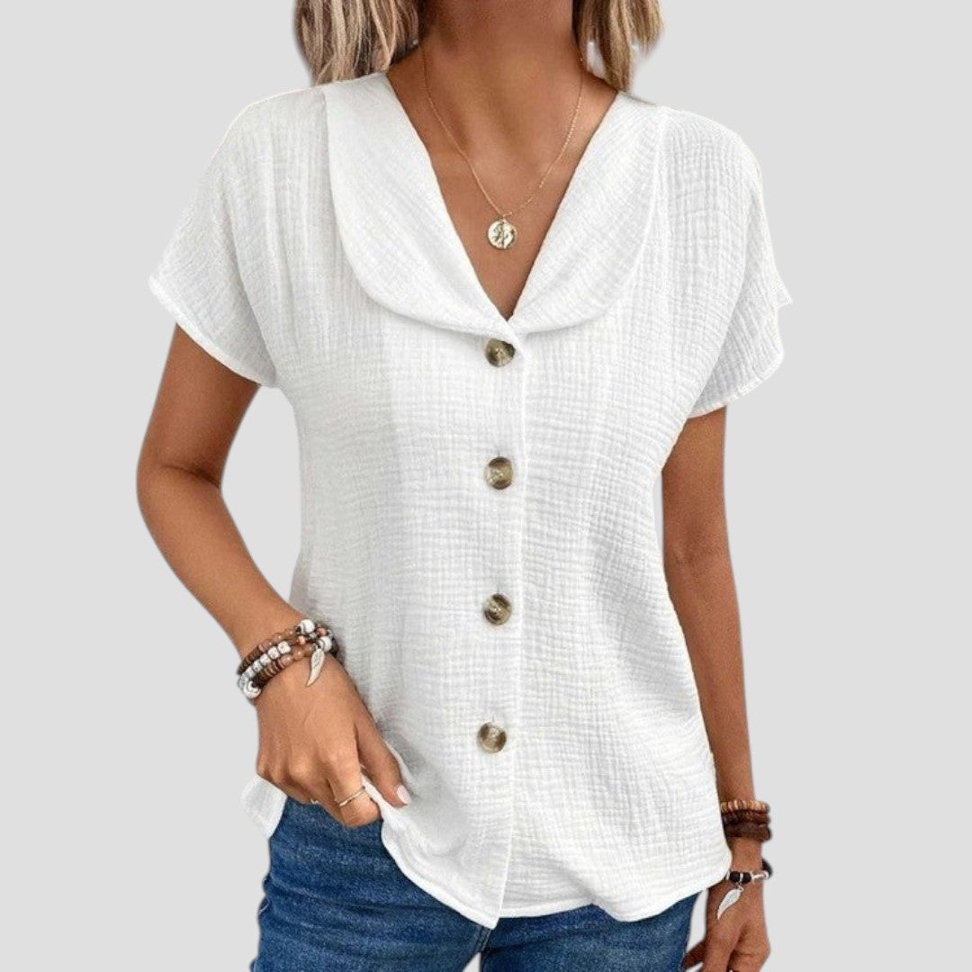Elenoire | Handgenähte Premium Bluse
