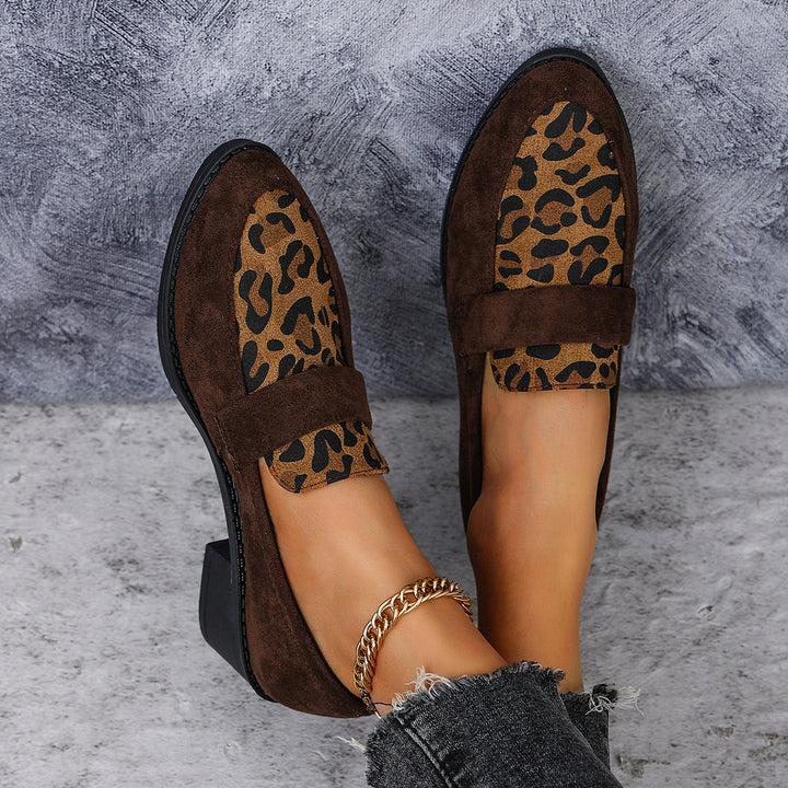 Raffaella | Handgefertigte Premium-Loafer im Animal-Look