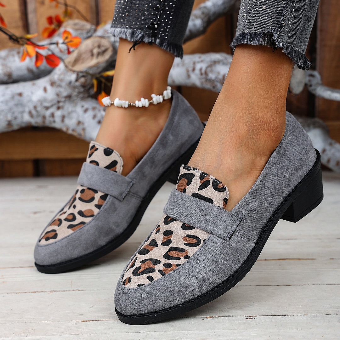 Raffaella | Handgefertigte Premium-Loafer im Animal-Look
