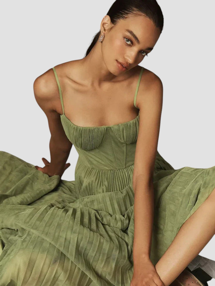 Lucia | Handgefertigtes Premium-Maxikleid
