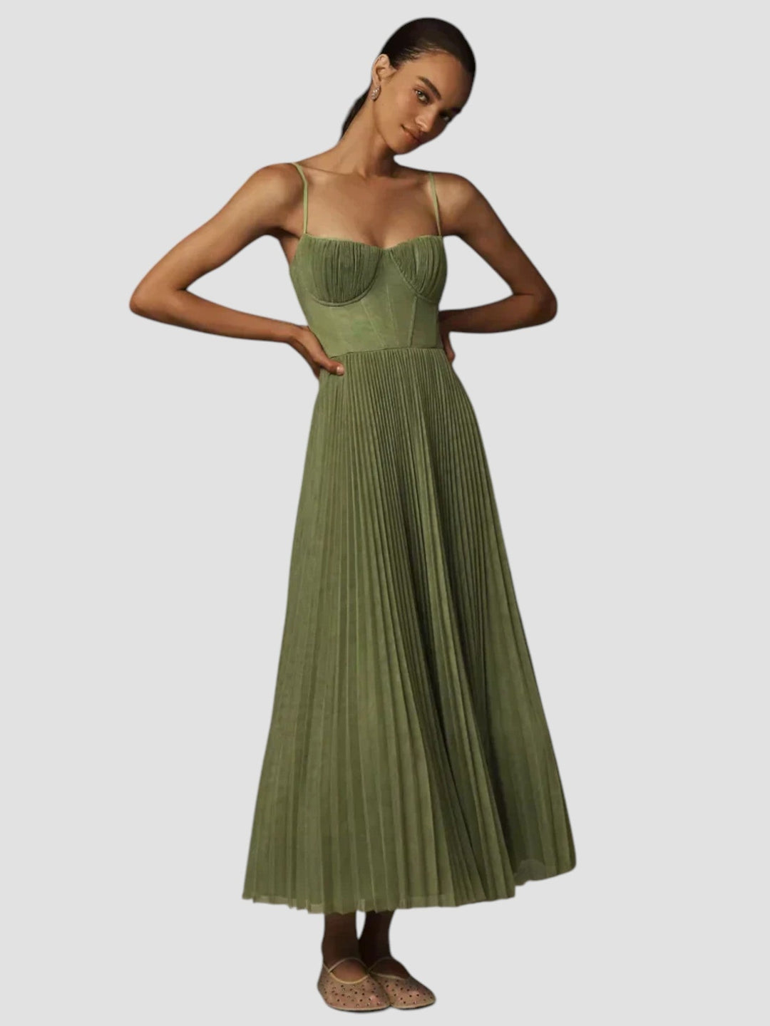 Lucia | Handgefertigtes Premium-Maxikleid