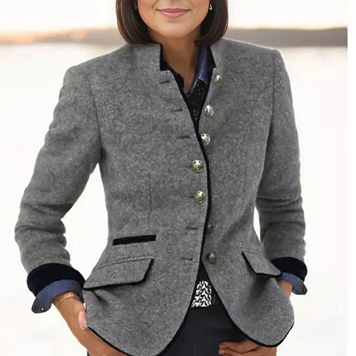 Sara | Elegante Kurzjacke mit Taschen