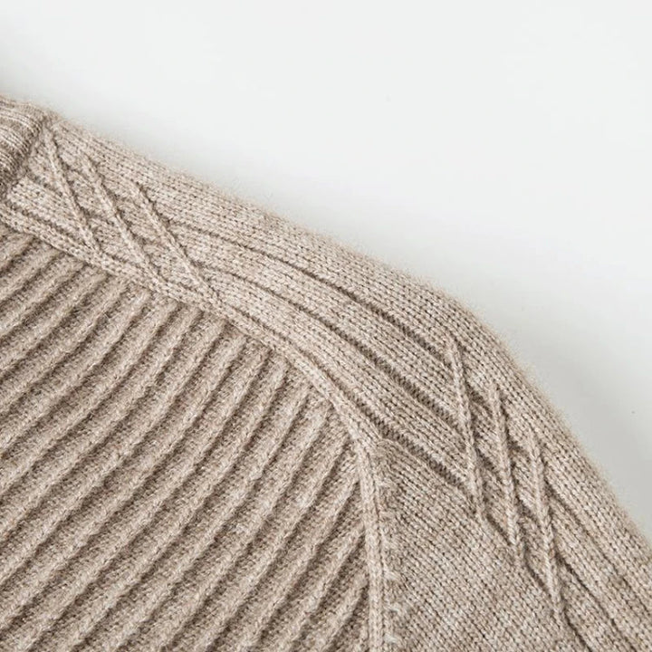 Bennett Ribbed Quarter-Zip Sweater