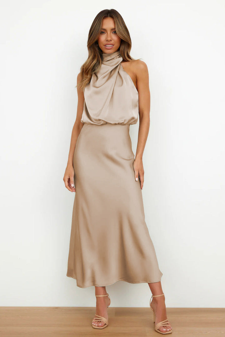 Verona | Handgefertigtes Premium-Satin-Kleid