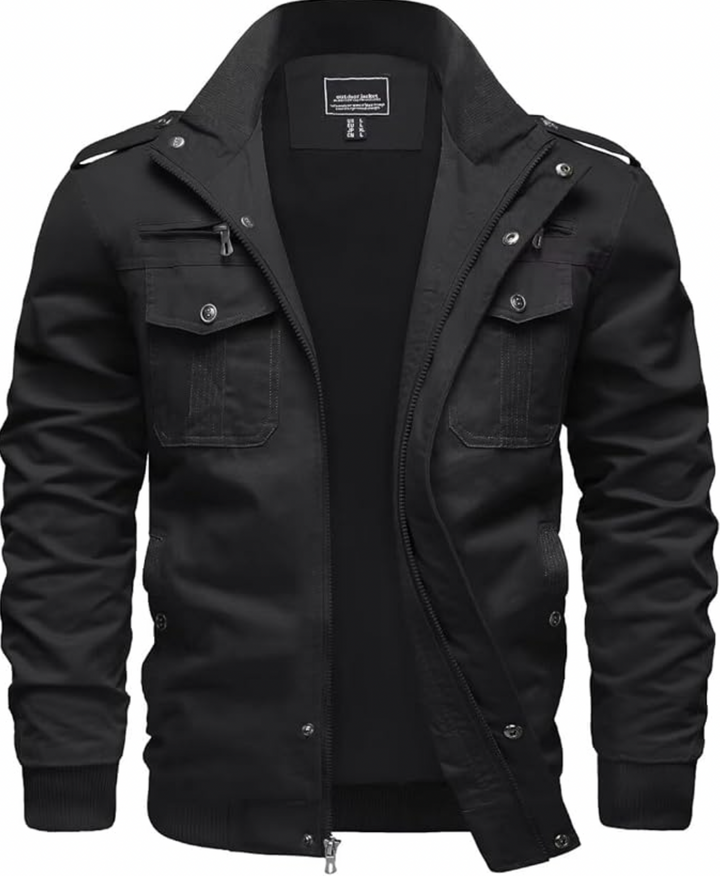 Matteo | Klassische Bomberjacke aus Baumwolle für Herren