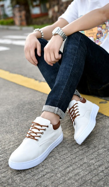 Herren Canvas Sneaker mit Schnürung und rutschfester Sohle