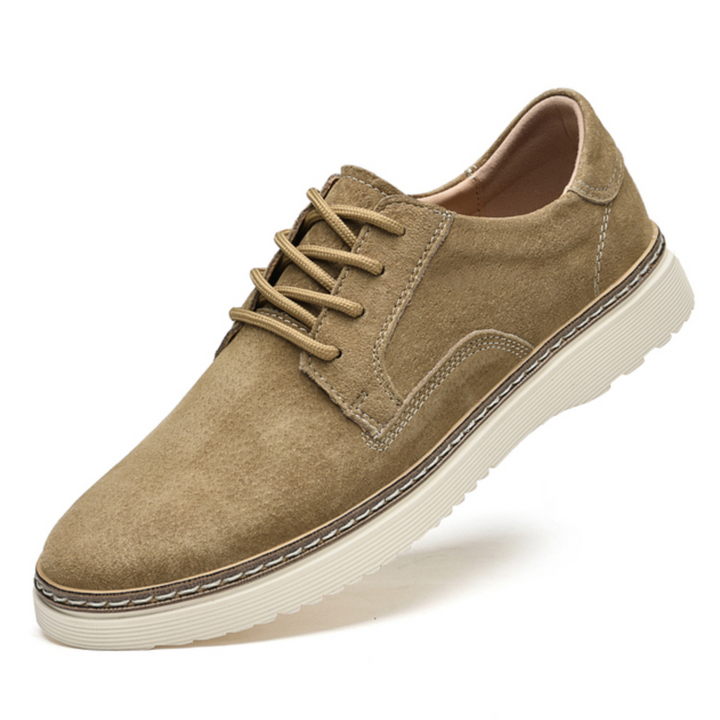 Herren Wildleder Schnürschuhe mit rutschfester Sohle
