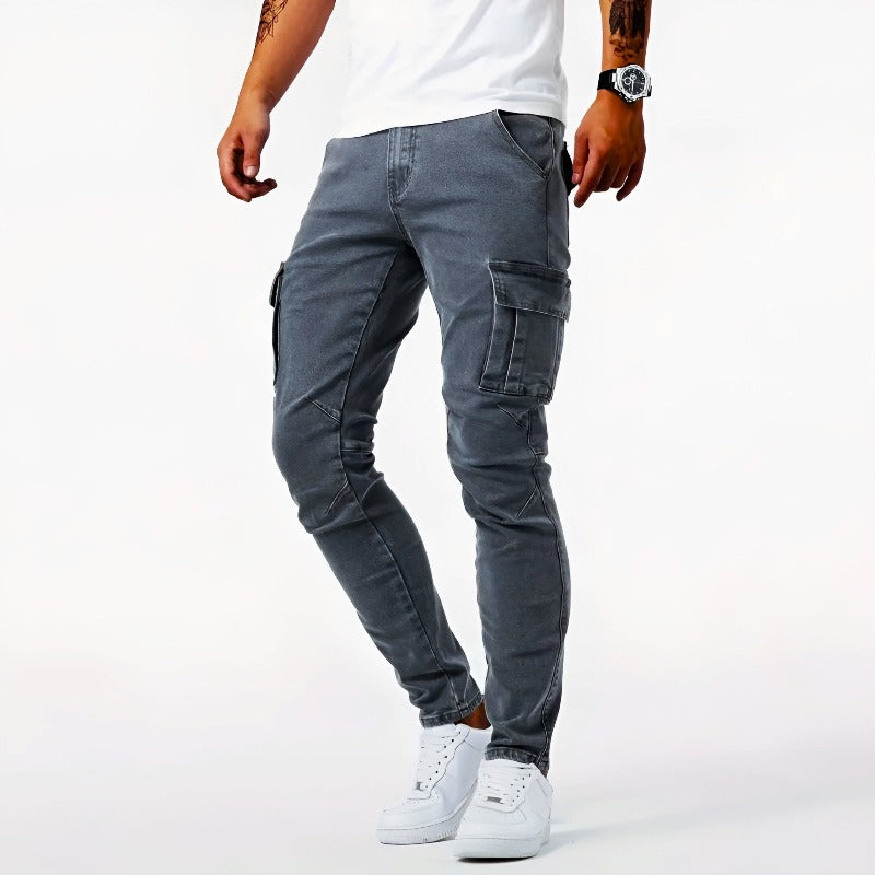 Herren Cargohose | Bequeme Stretch-Jeans mit Taschen