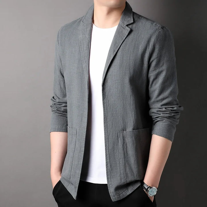 Lightweight Linen Blend Blazer