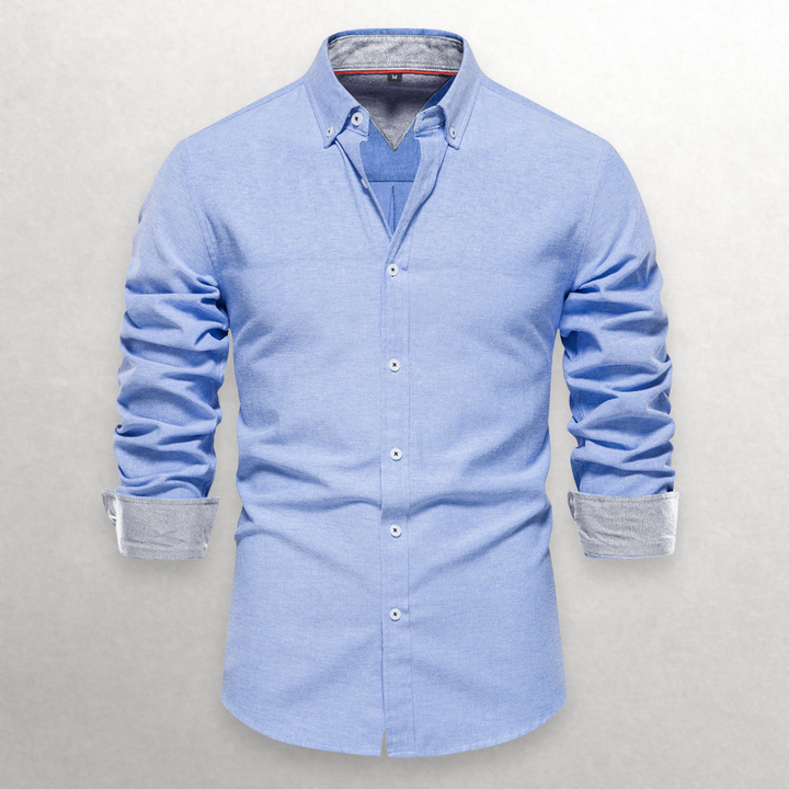 Shade Shift Cotton Button-Up Shirt