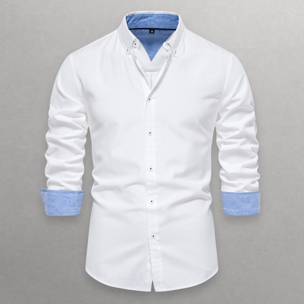 Shade Shift Cotton Button-Up Shirt