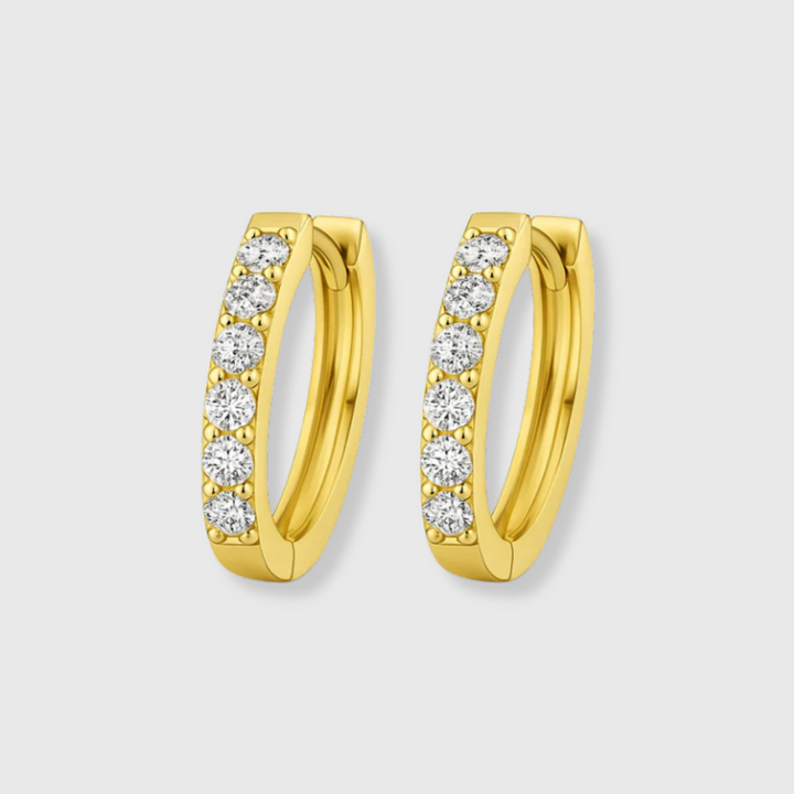 Moissanite Creolen | Gold