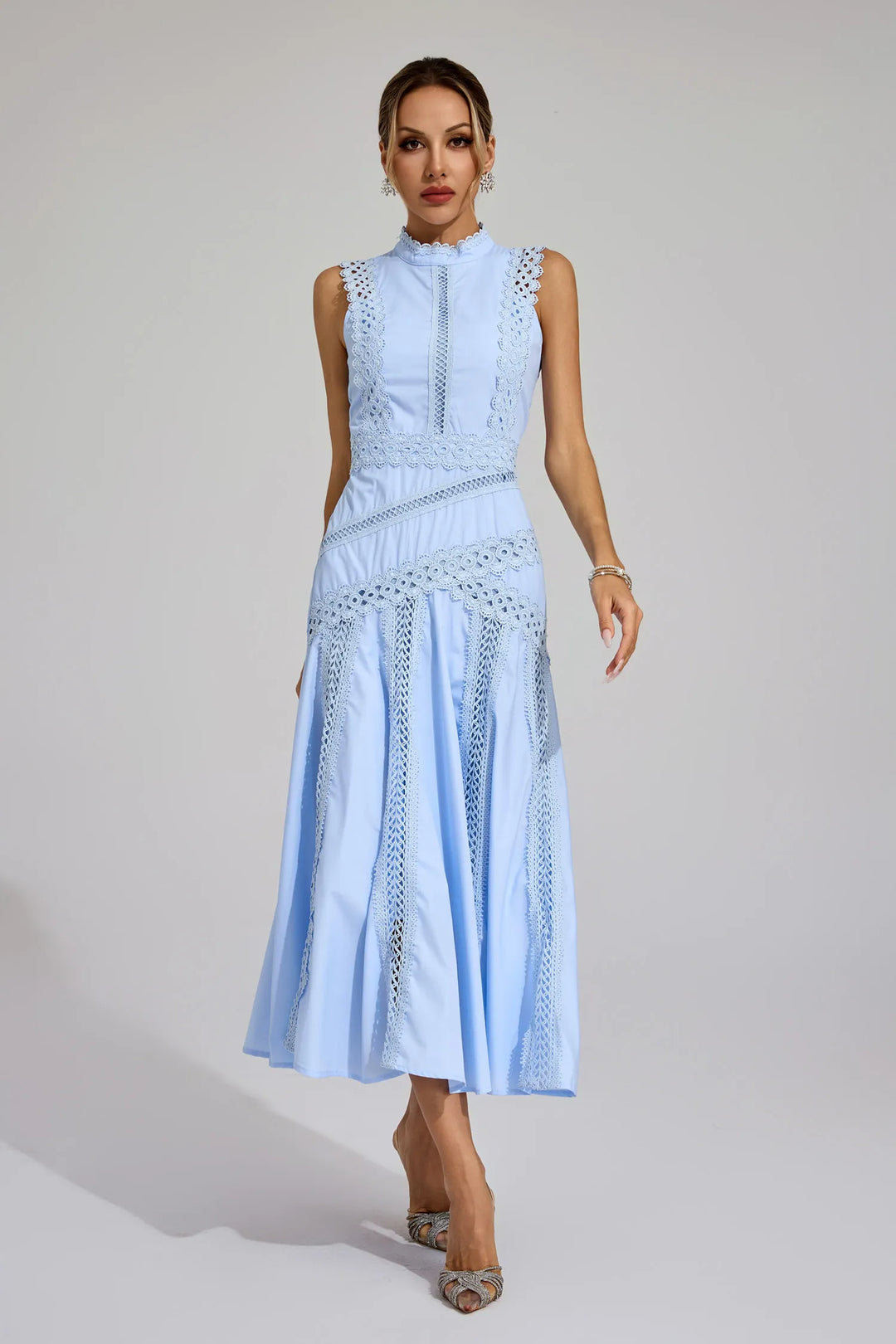 Amanda | Handgefertigtes Premium-Spitzenkleid