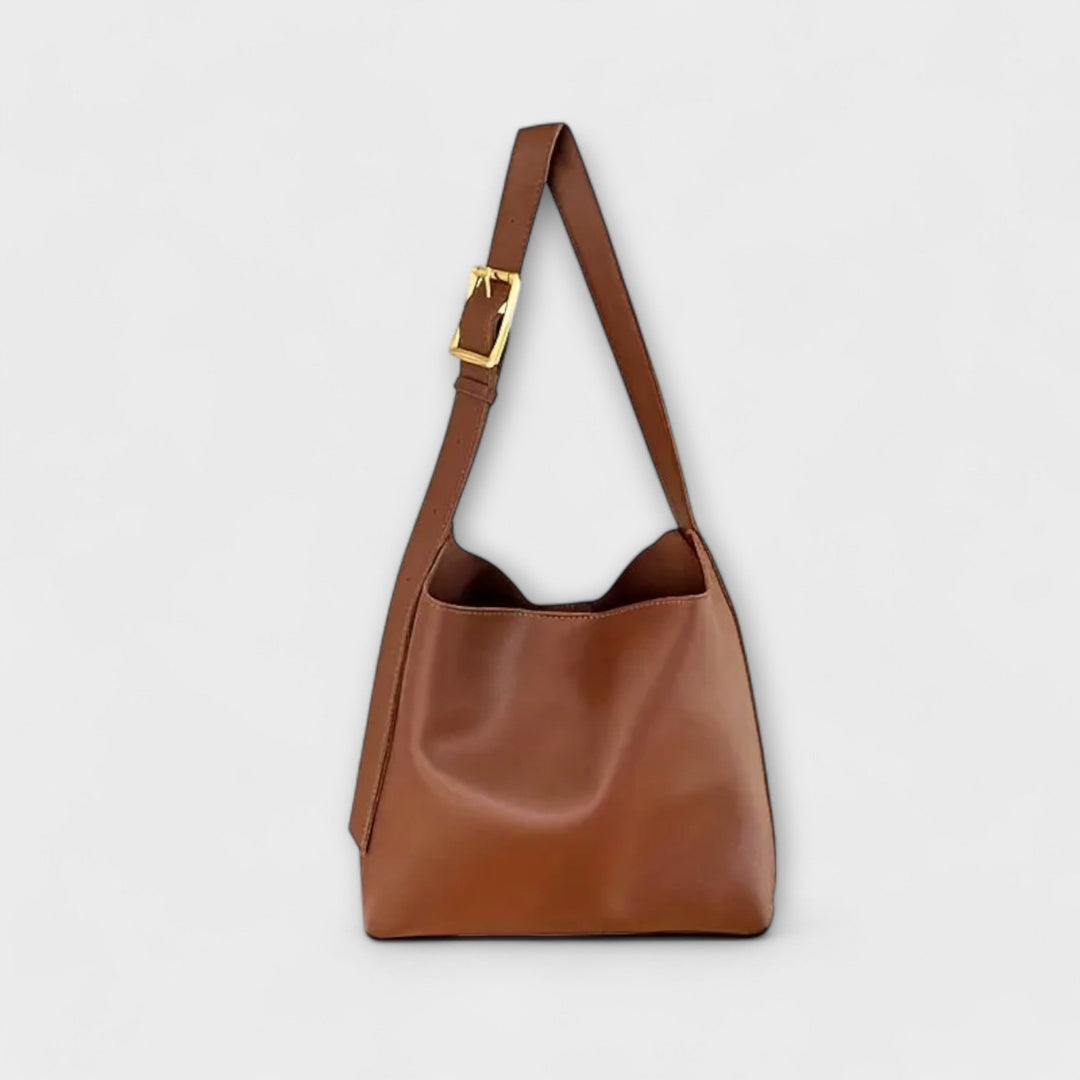 Léora. – Elegante Lederschultertasche