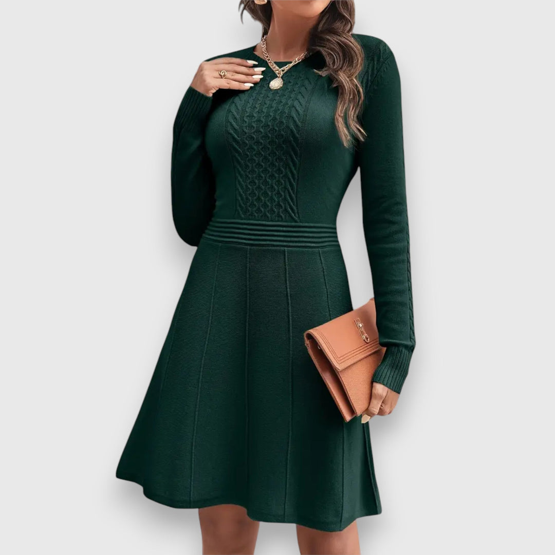 Daniela | Kleid in Strickoptik Handgefertigt