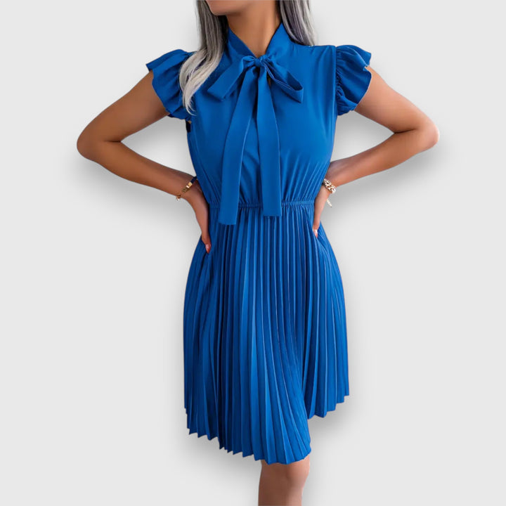 Fiorenza | Elegantes Kleid mit Krawattenhals