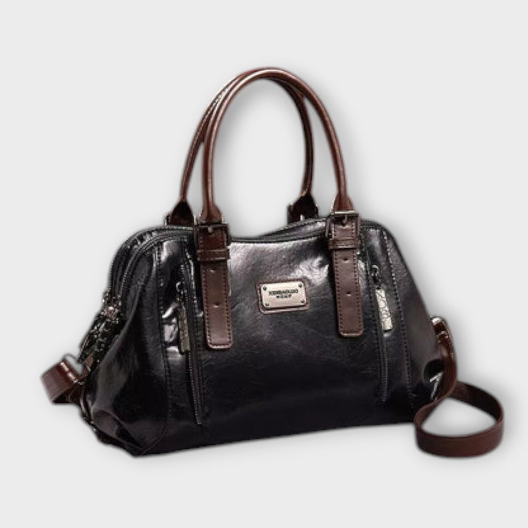 Léora. - Elegante Vintage-Schultertasche