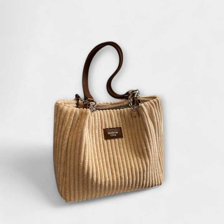 Meiduola | Weiche Cord-Schultertasche