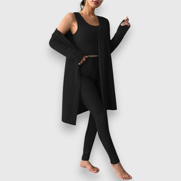 Gabriela – Elegantes 3-teiliges Strickset