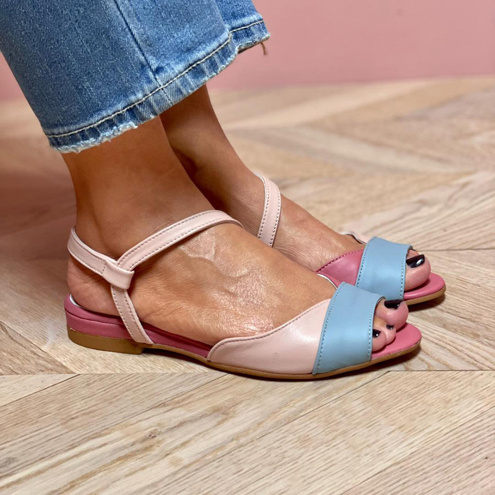 Ella | Flache Sandale mit Chic