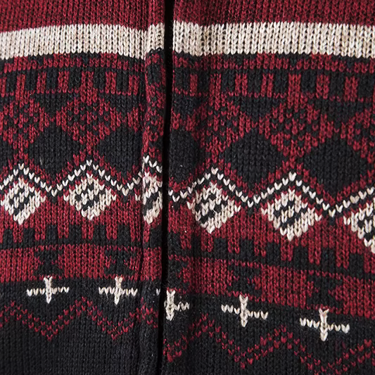 Harrison Fair Isle Zip-Up Cardigan