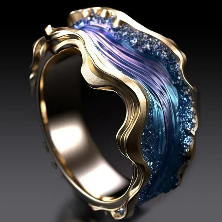 Oceanlight Heirloom Ring | Gold 16k