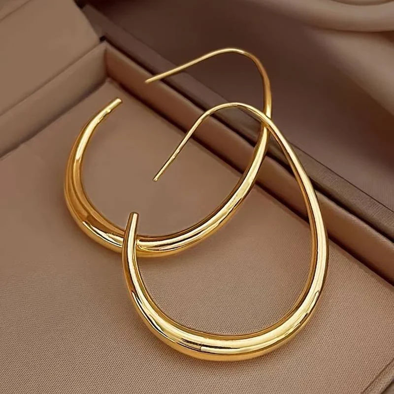 Antique Gold Hoop Earrings | Gold 16k