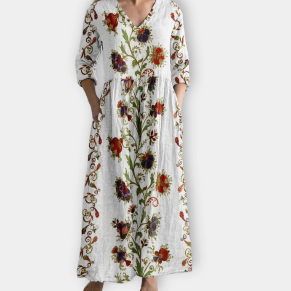 Ina | Boho Maxikleid