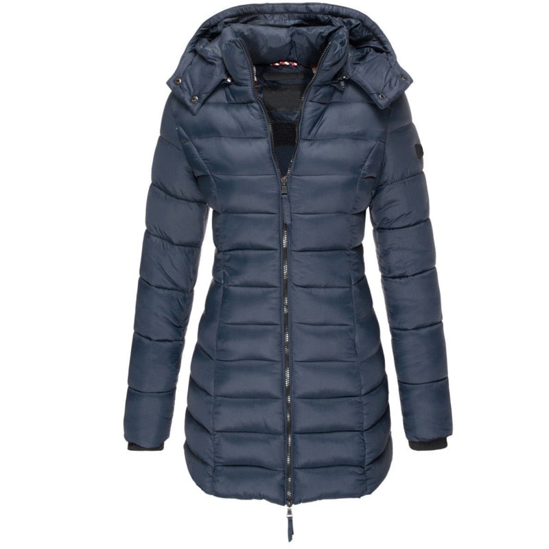 Rachele | Premium Langer Daunenmantel