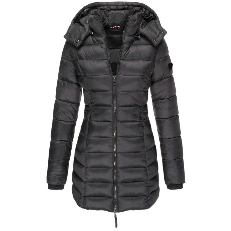 Rachele | Premium Langer Daunenmantel
