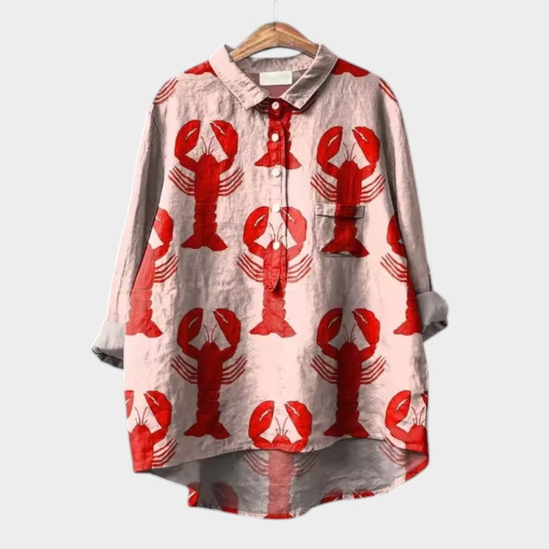 Fosca | Premium Bluse Hummertraum