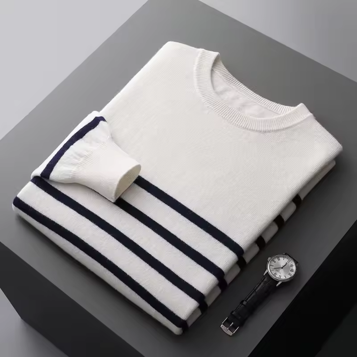 Mariner Pure Wool Striped Sweater