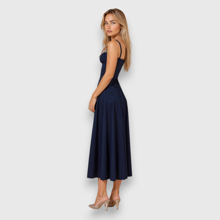 Clara | Feminines Midikleid mit Korsage