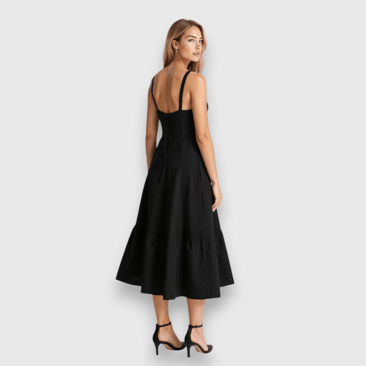 Clara | Feminines Midikleid mit Korsage