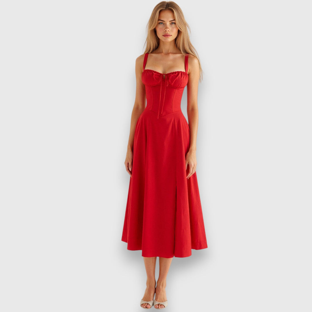 Clara | Feminines Midikleid mit Korsage