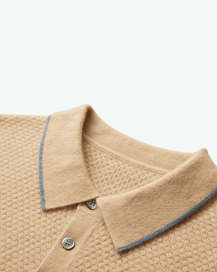 Mykonos Cashmere Blend Polo Shirt