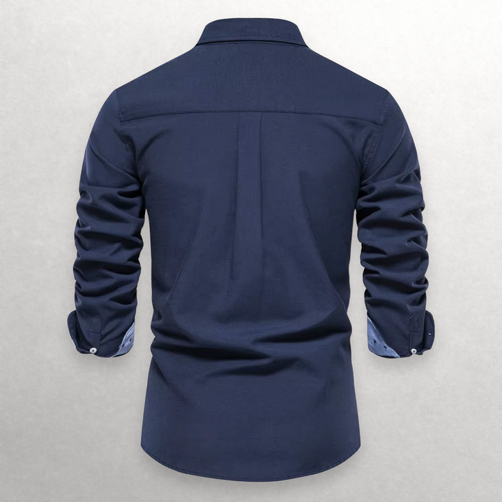 Shade Shift Cotton Button-Up Shirt