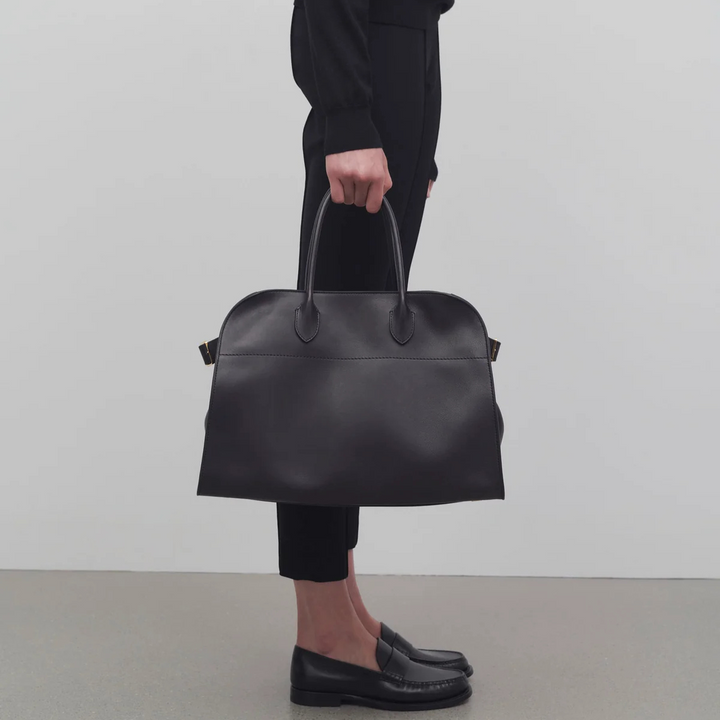 Bologna | Handgefertigte Bowling-Tasche aus Wildleder