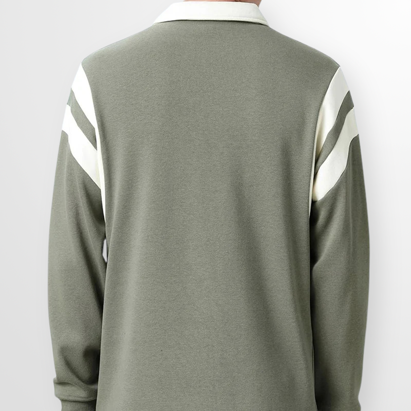 Weston Cotton Quarter-Zip Polo Sweater