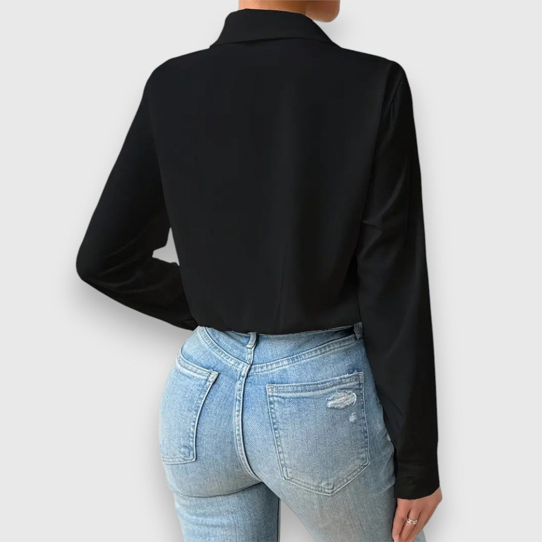 Amira – Eleganter Hemd-Body