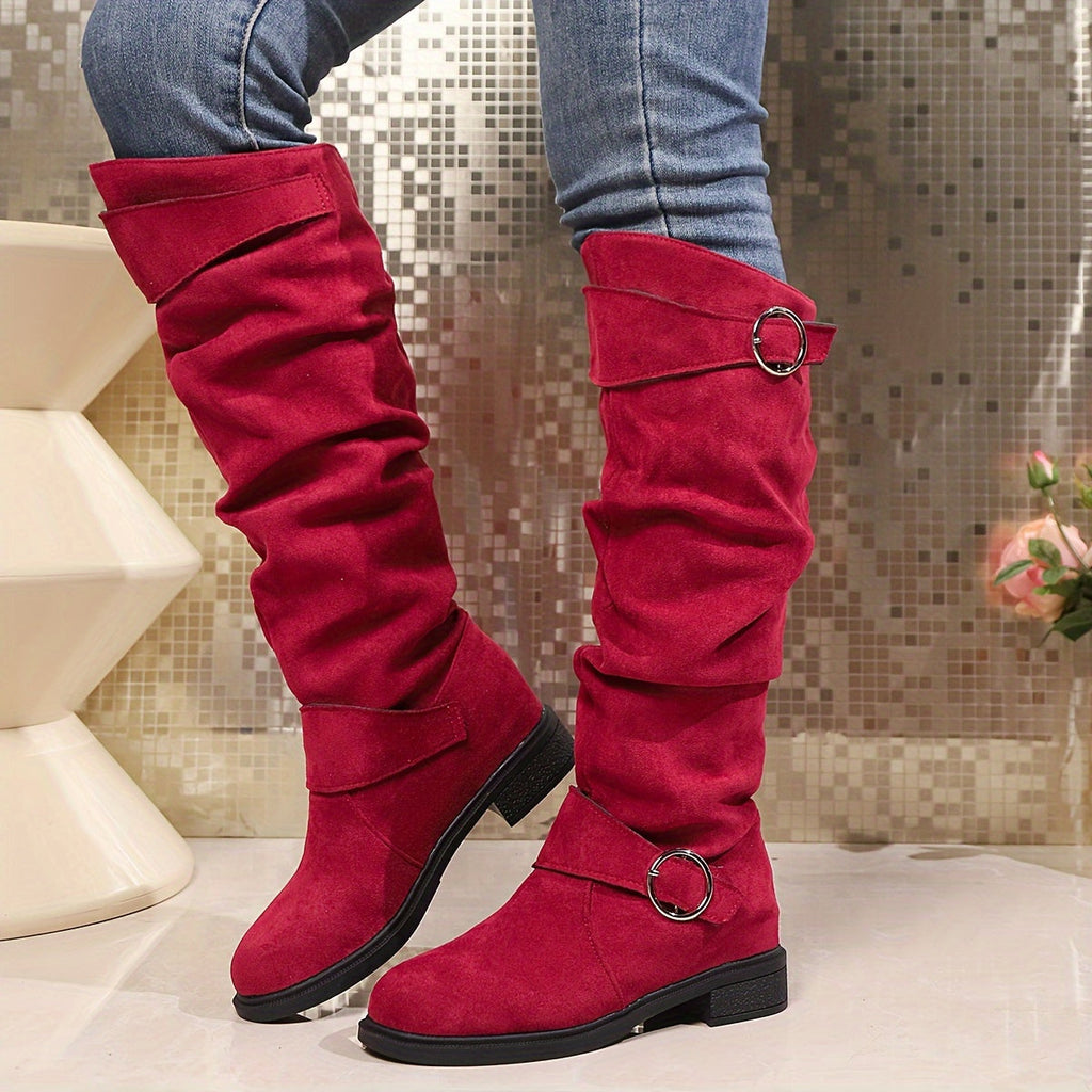 Ariel | Kniehohe Stiefel mit Schnalle