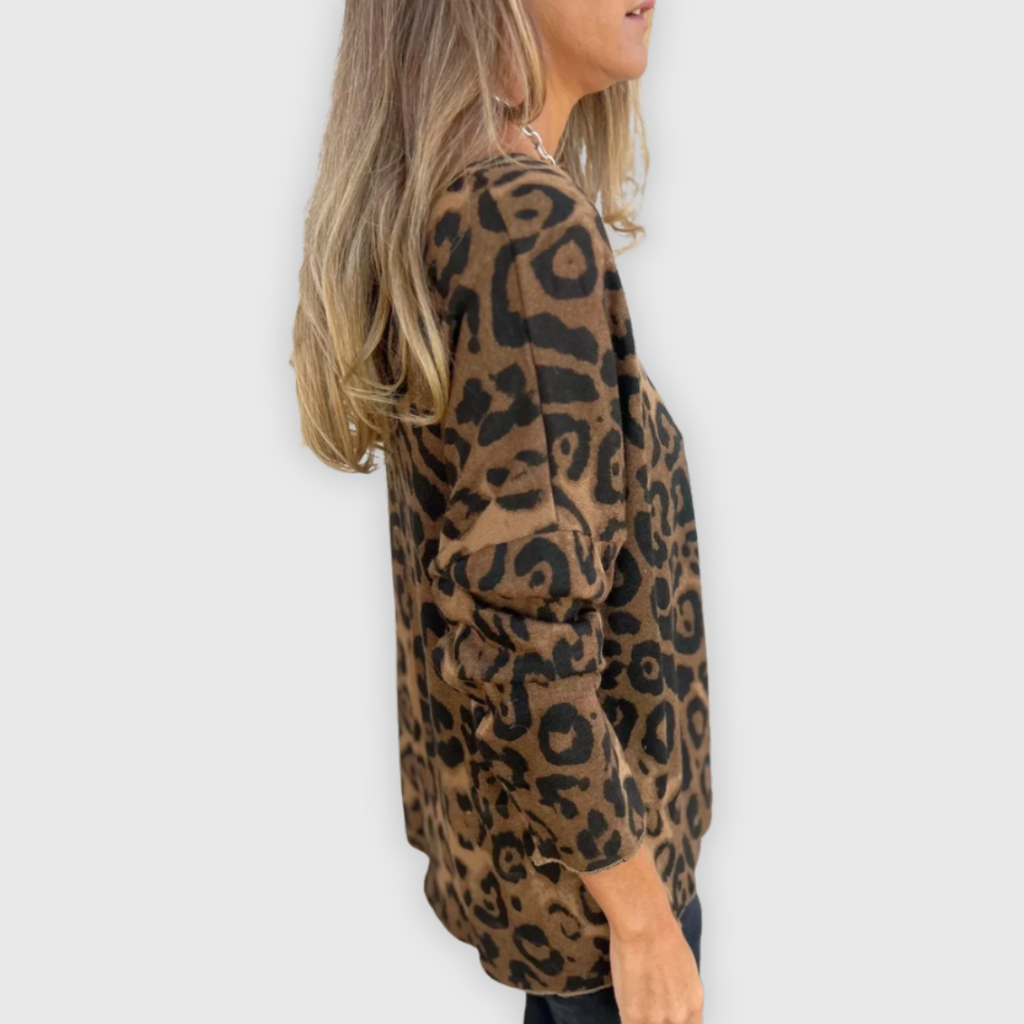 Selva | Leopardenmuster-Pullover